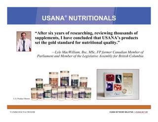 usana canada member.